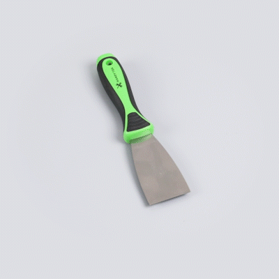 Handy Tek Carbon Steel Putty Knife - Flexible, Soft Grip Handle - 2" - 12 count box