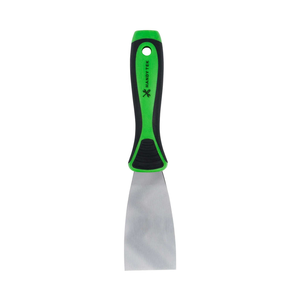 Handy Tek Carbon Steel Putty Knife - Flexible, Soft Grip Handle - 2" - 1 count box