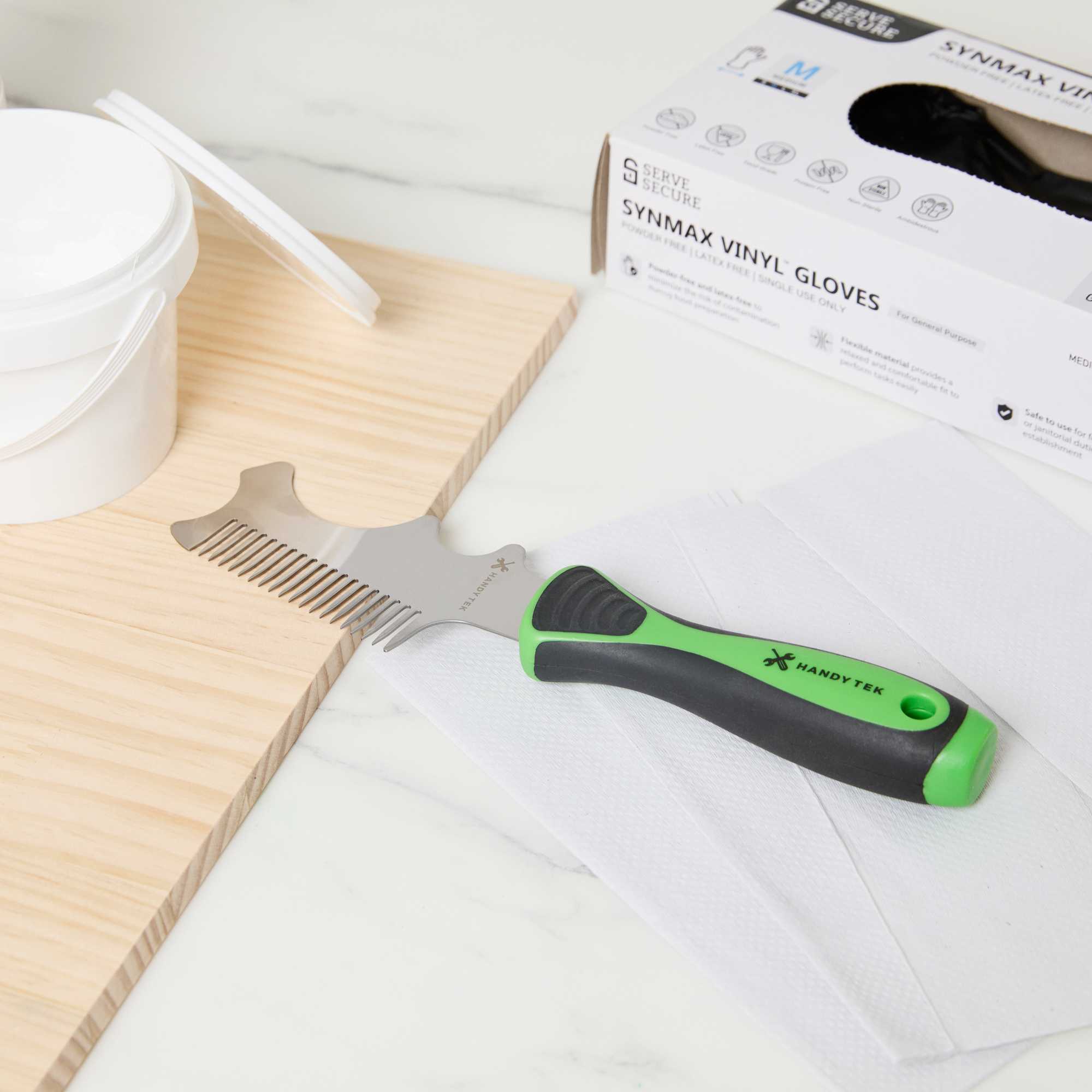 Handy Tek 4-In-1 Painter's Multi-Tool - Soft Grip Handle - 6 1/4" x 2 1/4" x 144 1/4" - 144 count box