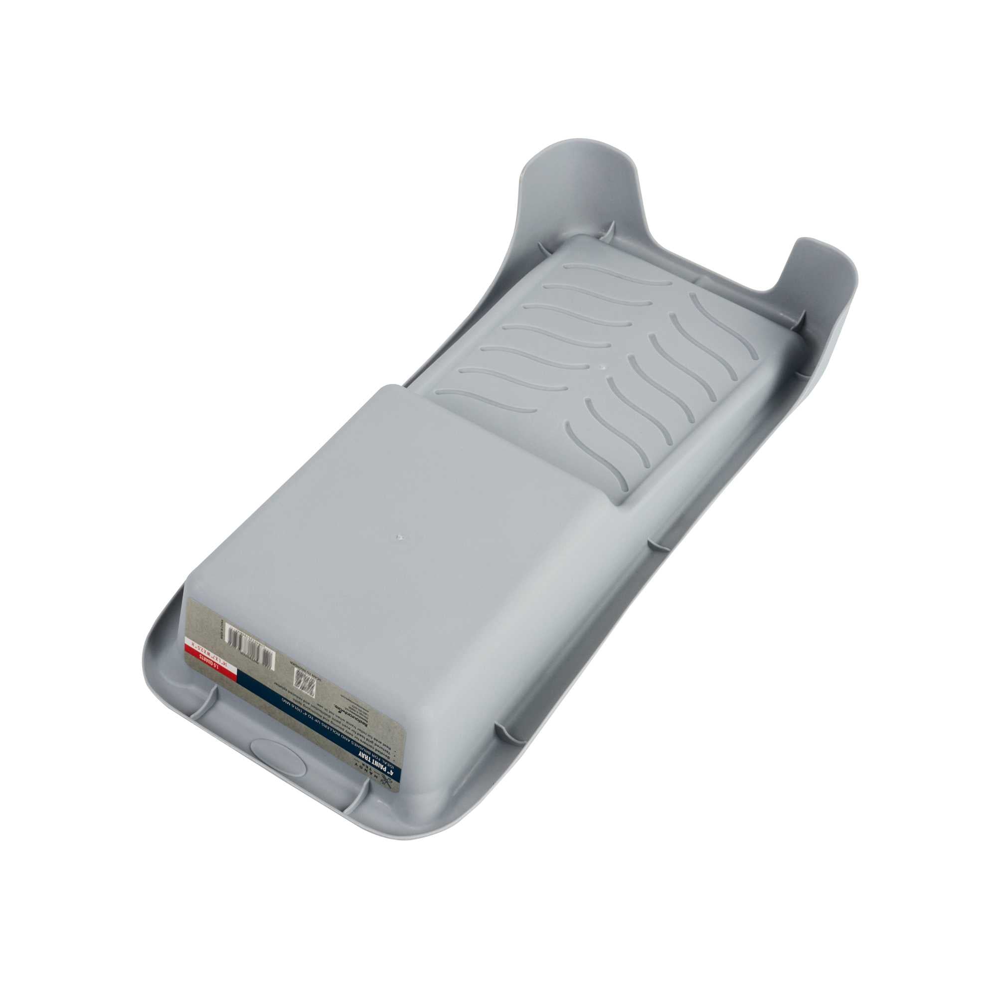 Handy Tek 1.5 qt Gray Plastic Paint Tray - 14" x 7" x 2 1/2" - 96 count box