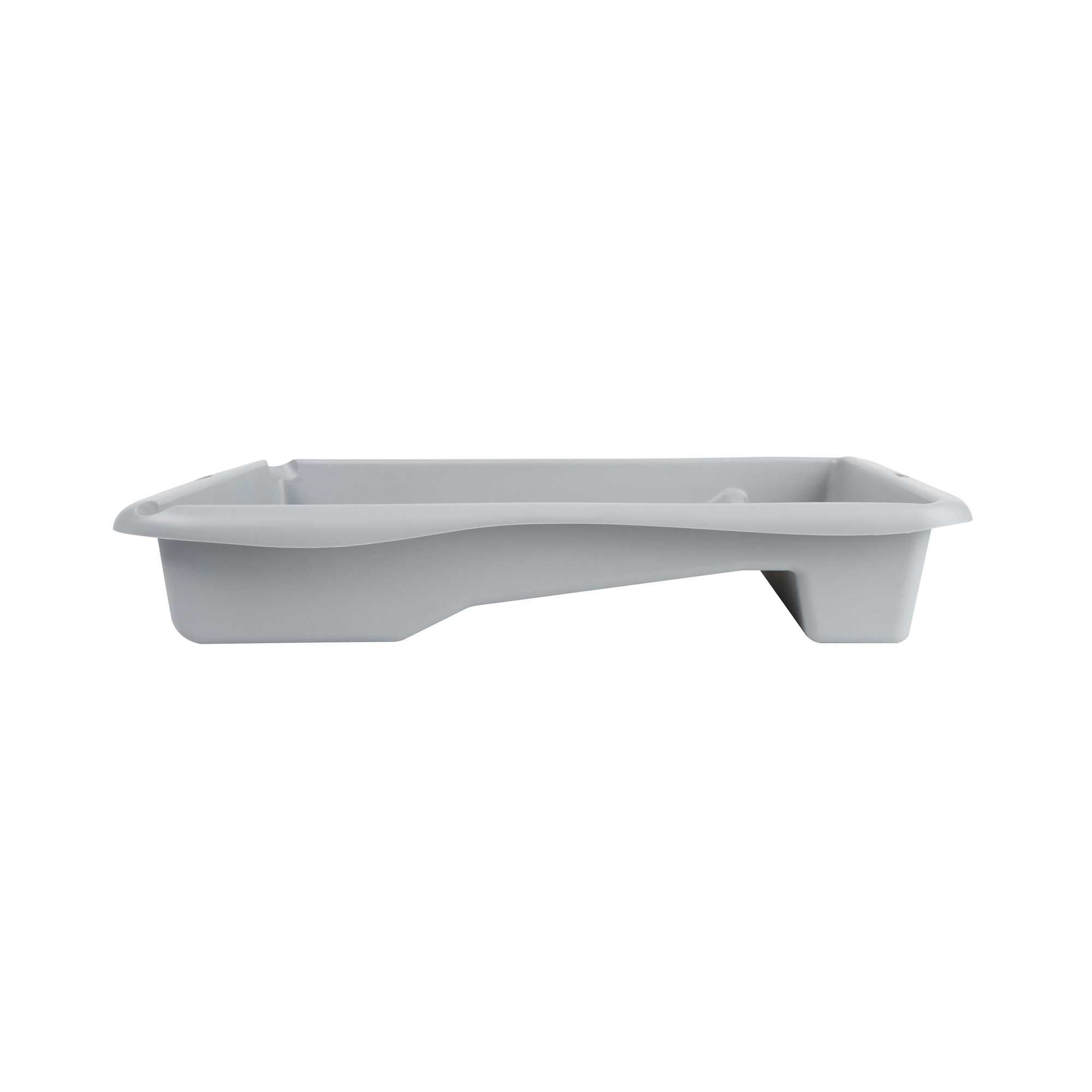 Handy Tek 1.5 gal 2-In-1 Gray Plastic Paint Tray - For Roller and Brush - 17 3/4" x 13" x 3" - 1 count box