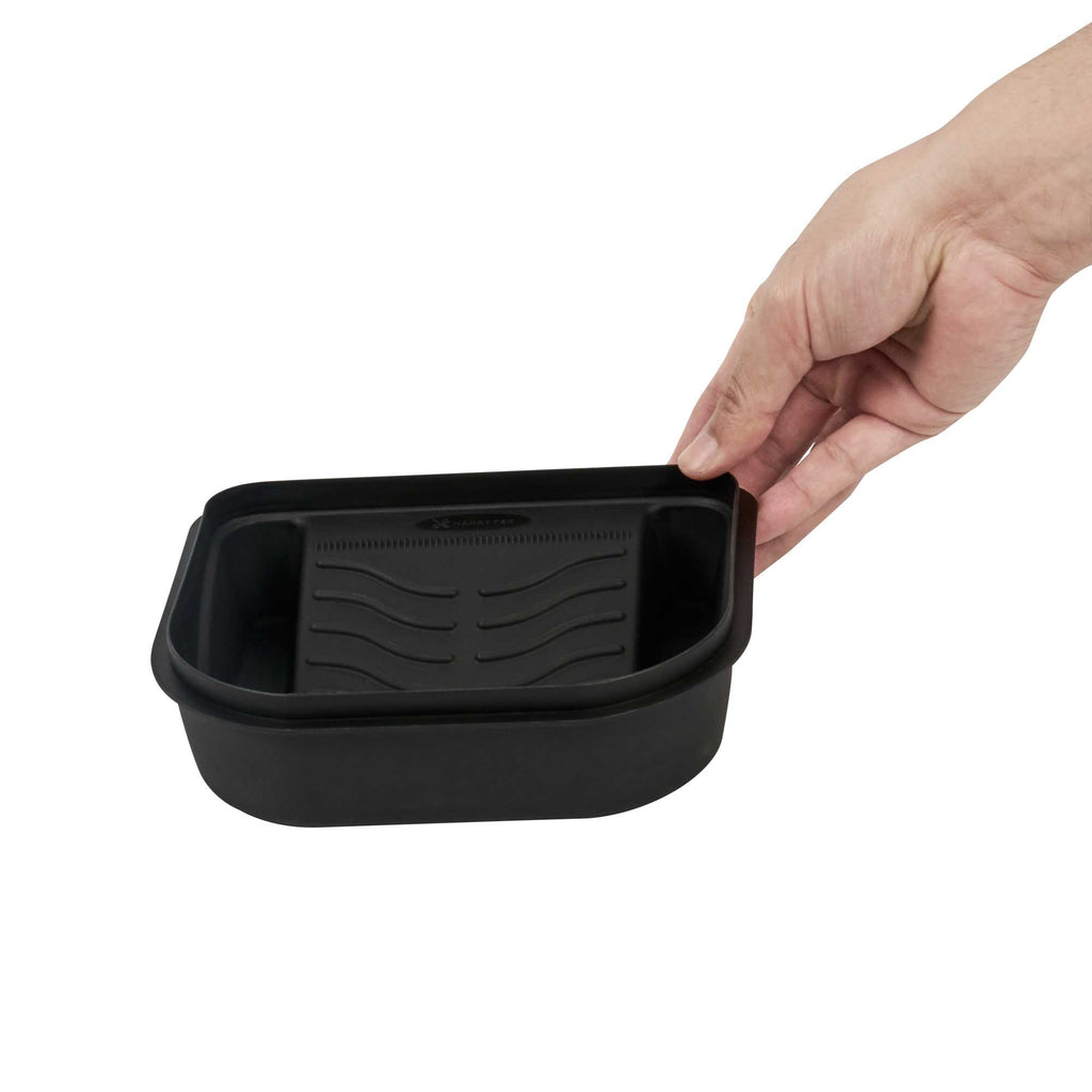 Handy Tek 27 oz Black Plastic Paint Tray / Pail Lid - Fits 0.5 gal Paint Pail - 7" x 7" x 1 3/4" - 1 count box