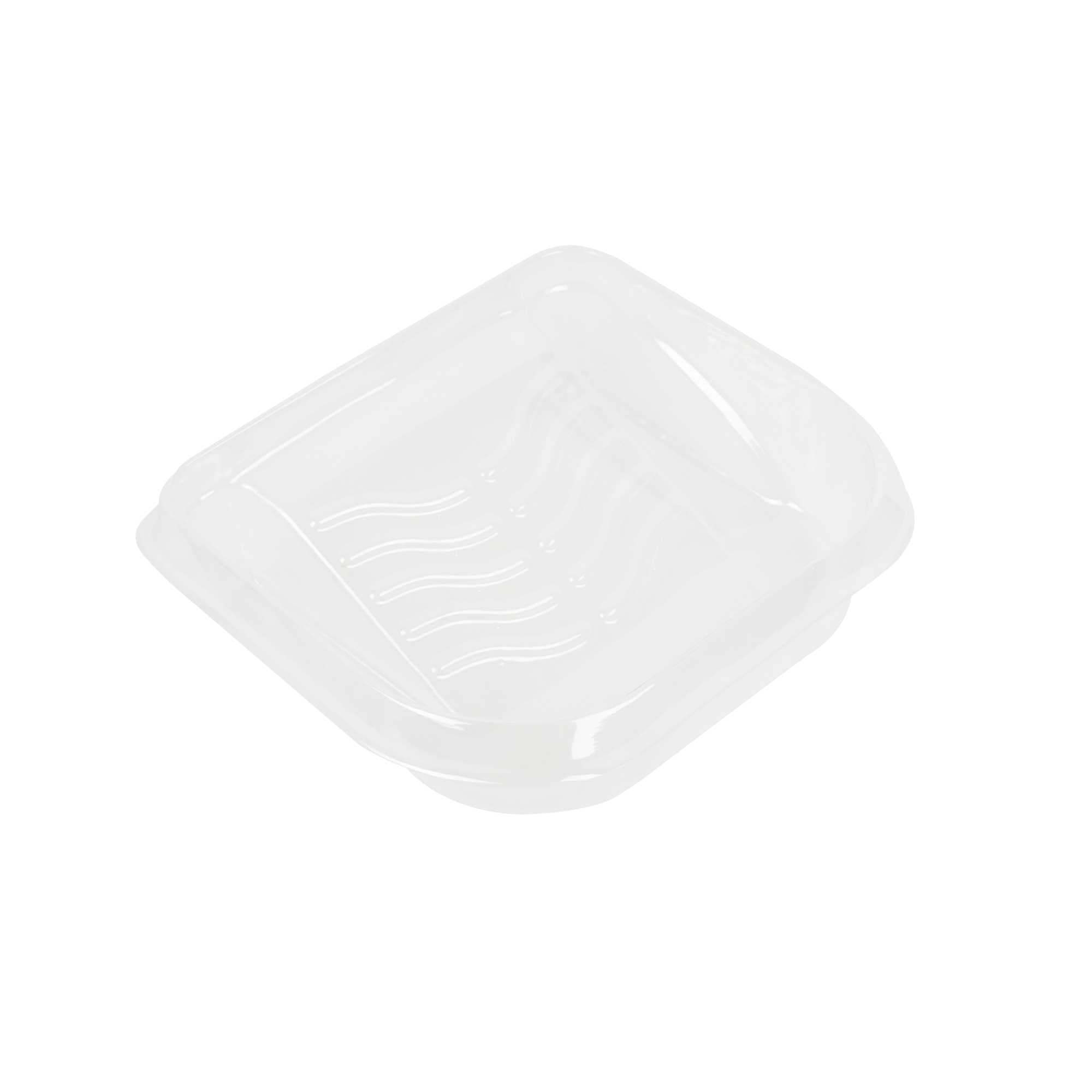 Handy Tek Clear Plastic Paint Tray Liner - Fits 27 oz Paint Tray / Pail Lid - 6 1/2" x 6" x 1 3/4" - 5 count box