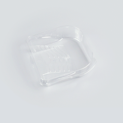 Handy Tek Clear Plastic Paint Tray Liner - Fits 27 oz Paint Tray / Pail Lid - 6 1/2" x 6" x 1 3/4" - 5 count box