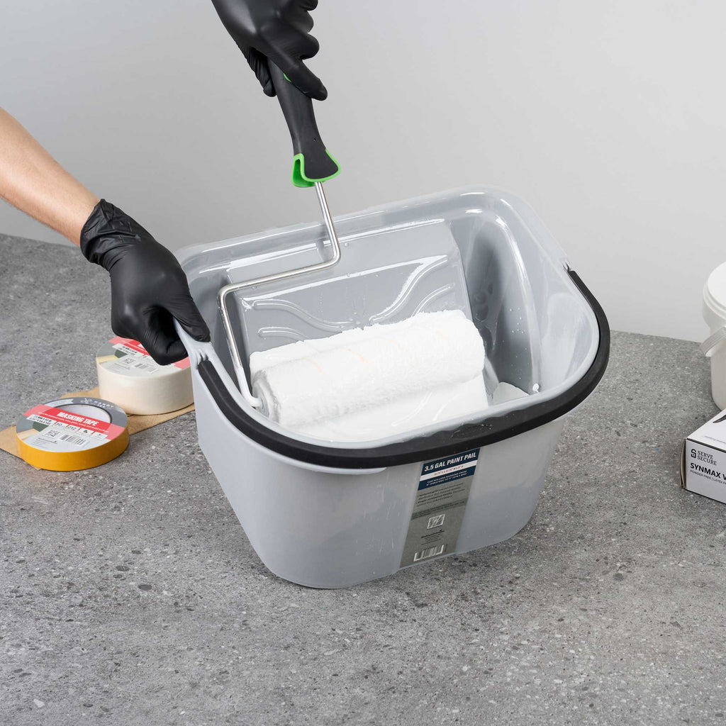 Handy Tek Clear Plastic Paint Pail Liner - Fits 3.5 gal Paint Pail - 15 1/2" x 12 1/4" x 9 1/4" - 120 count box