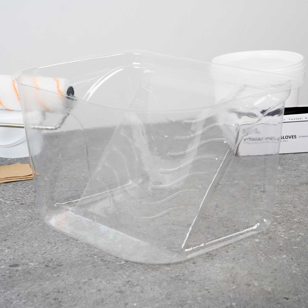 Handy Tek Clear Plastic Paint Pail Liner - Fits 3.5 gal Paint Pail - 15 1/2" x 12 1/4" x 9 1/4" - 120 count box