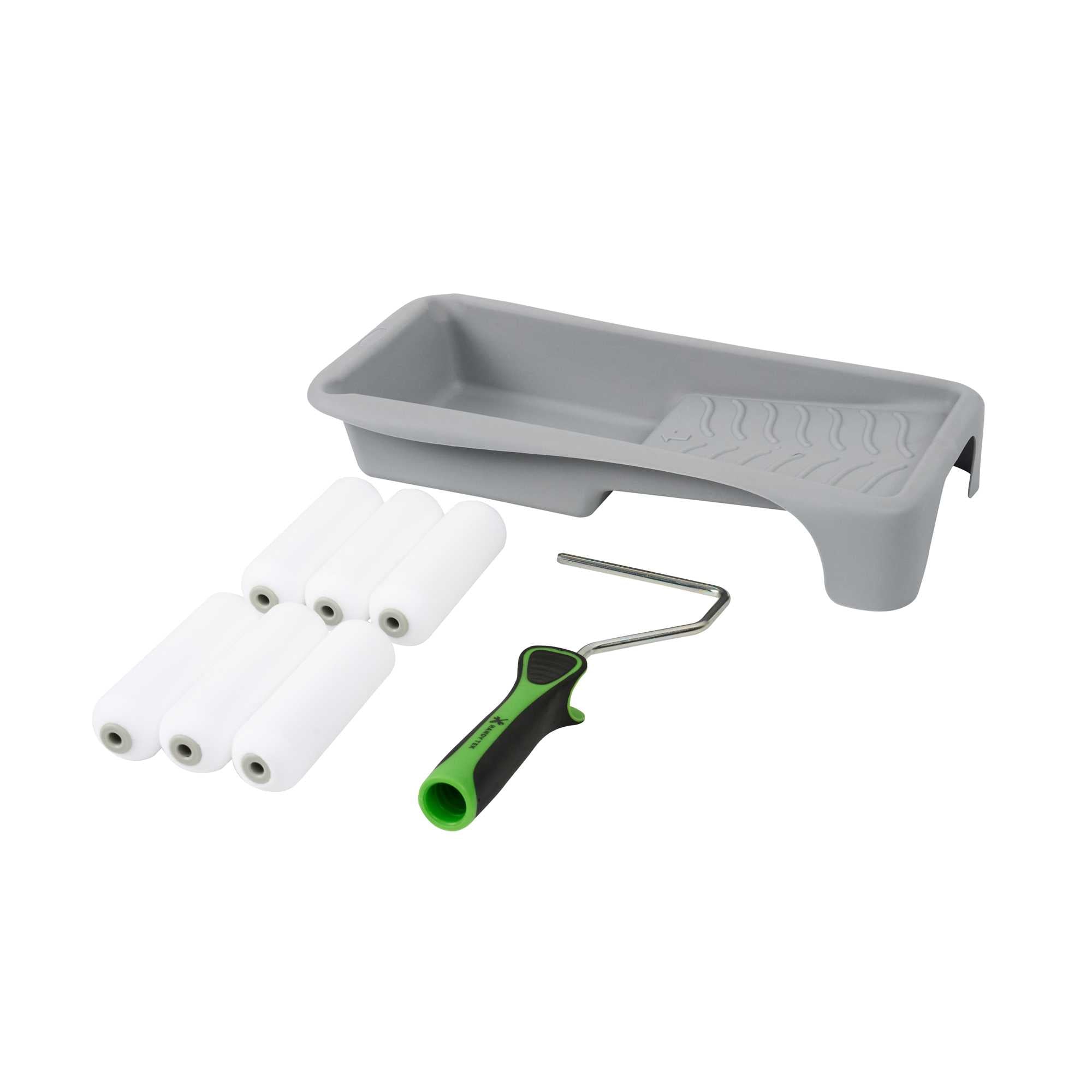 Handy Tek Paint Roller Kit - 8-Piece - 13 3/4" x 6 3/4" x 2 1/4" - 1 count box