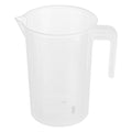 Chef 101 4 qt (16 cups) Clear Plastic Measuring Cup - 7 1/2" x 5 3/4" x 10" - 1 count box