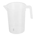 Chef 101 1 qt (4 cups) Clear Plastic Measuring Cup - 5 1/4" x 3 3/4" x 6 1/4" - 1 count box