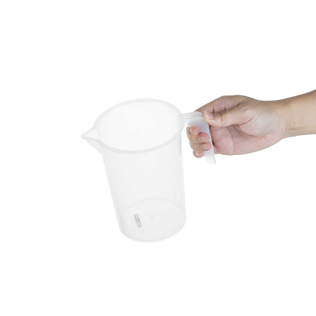 Chef 101 1 qt (4 cups) Clear Plastic Measuring Cup - 5 1/4" x 3 3/4" x 6 1/4" - 1 count box