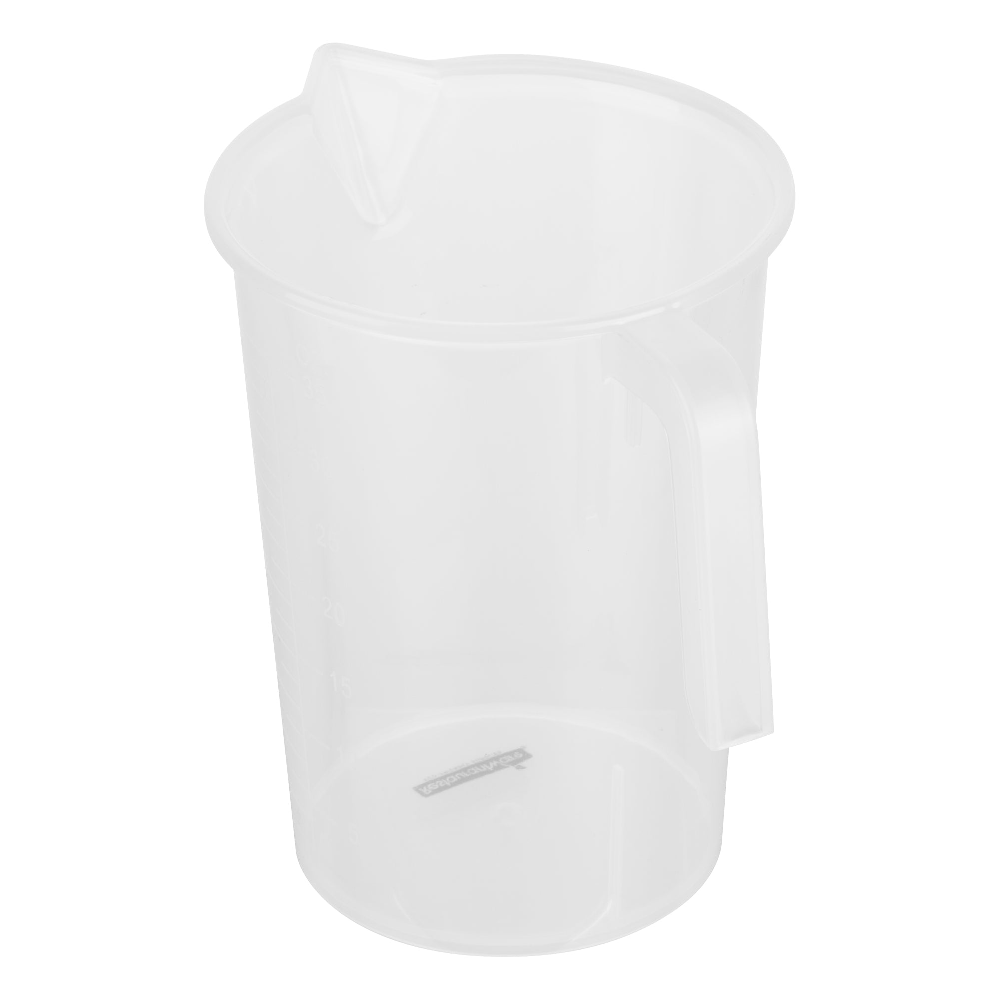 Chef 101 1 qt (4 cups) Clear Plastic Measuring Cup - 5 1/4" x 3 3/4" x 6 1/4" - 10 count box