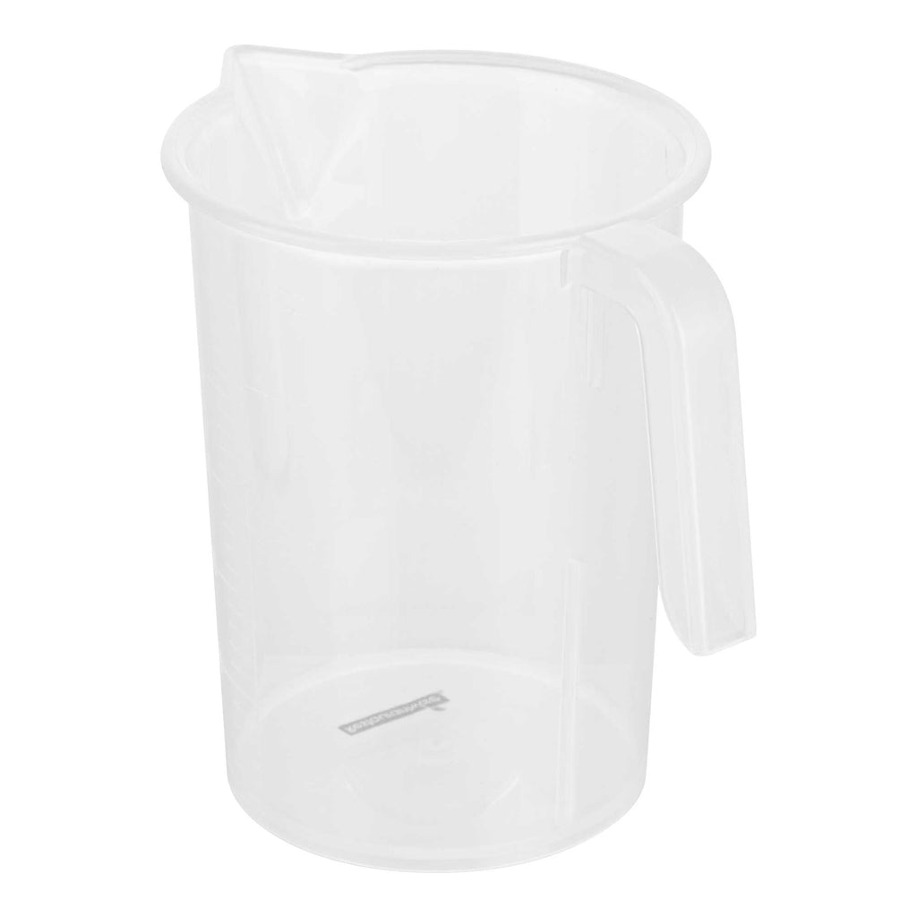 Chef 101 16 oz (2 cups) Clear Plastic Measuring Cup - 4 1/4" x 3 1/2" x 5" - 1 count box