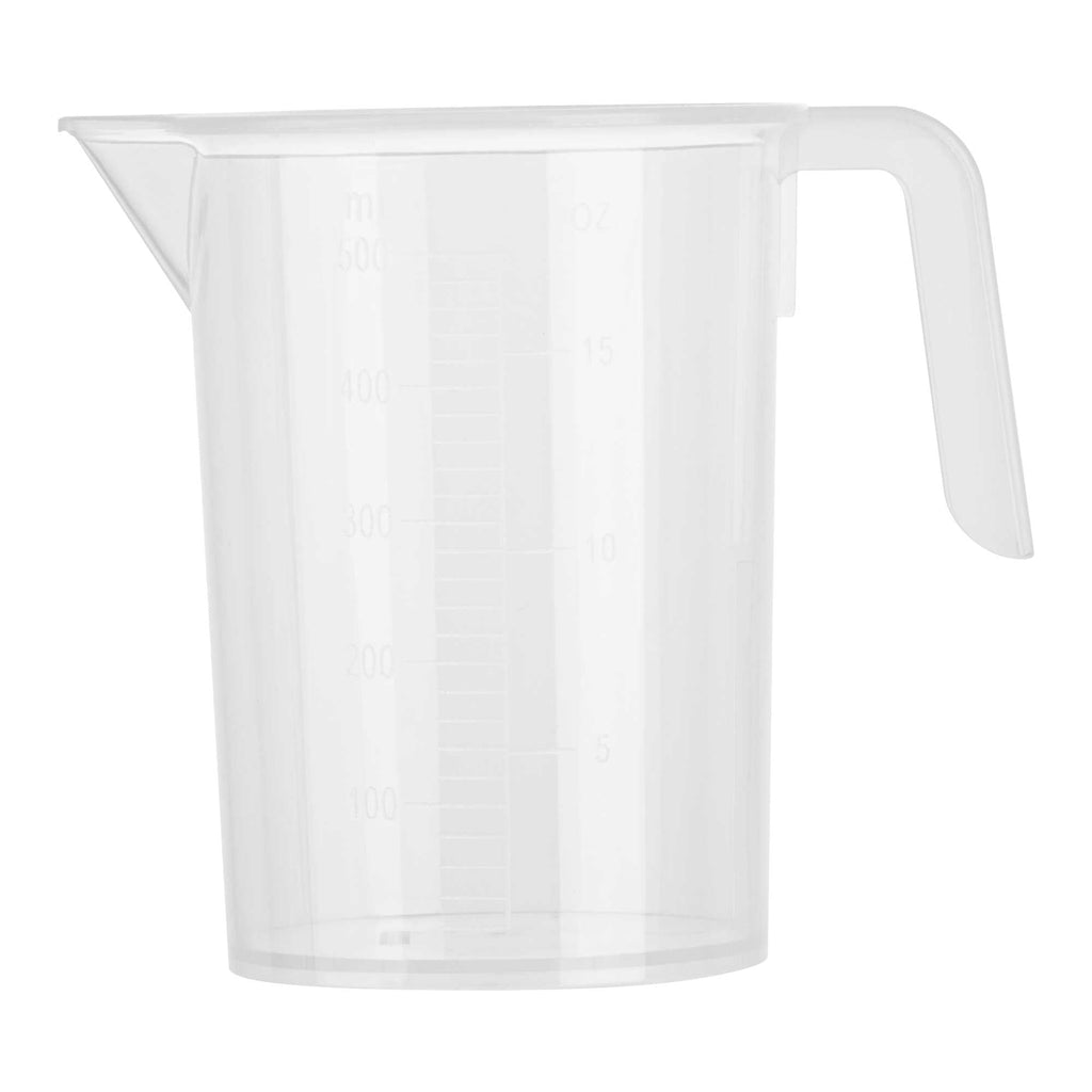 Chef 101 16 oz (2 cups) Clear Plastic Measuring Cup - 4 1/4" x 3 1/2" x 5" - 1 count box