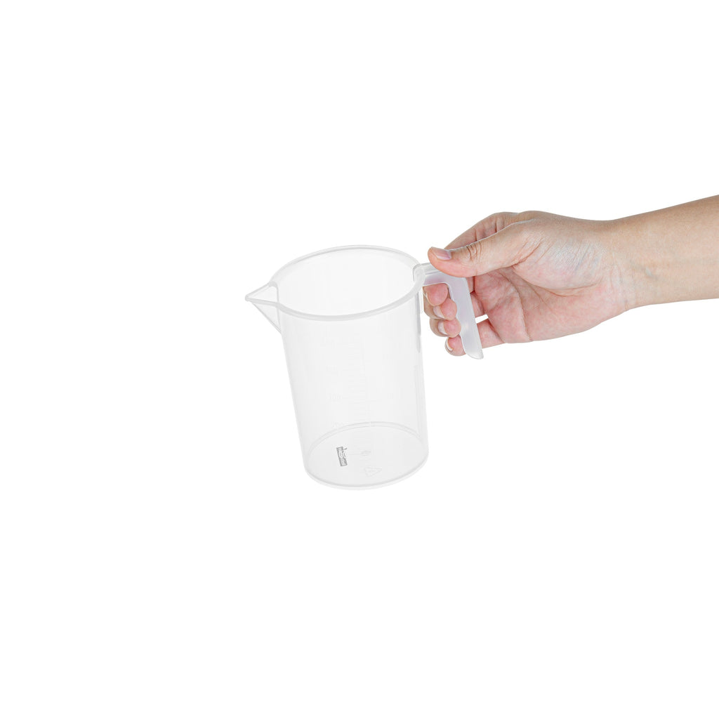 Chef 101 16 oz (2 cups) Clear Plastic Measuring Cup - 4 1/4" x 3 1/2" x 5" - 10 count box