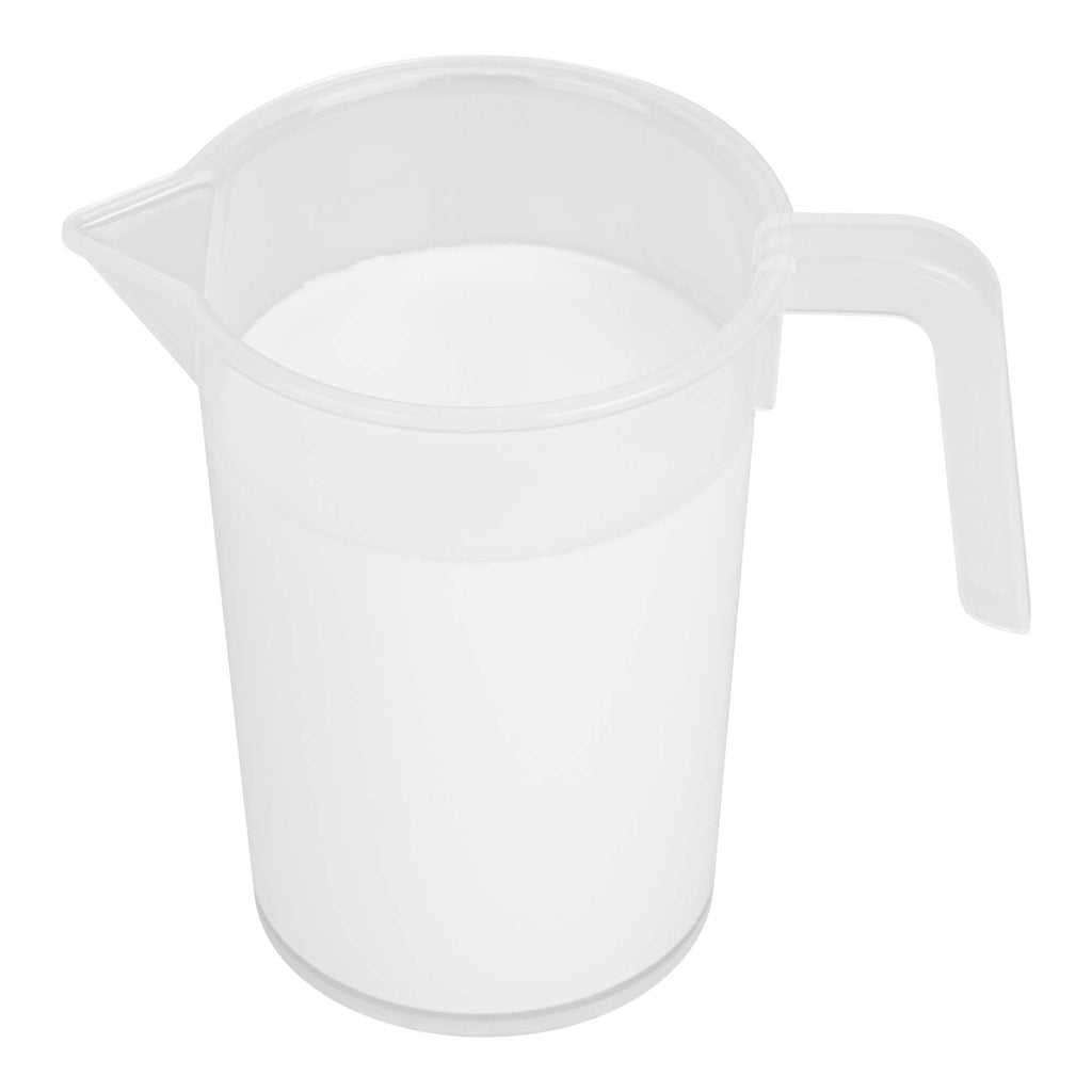 Chef 101 1-cup Clear Plastic Measuring Cup - 3 3/4" x 2 1/2" x 4 1/4" - 1 count box