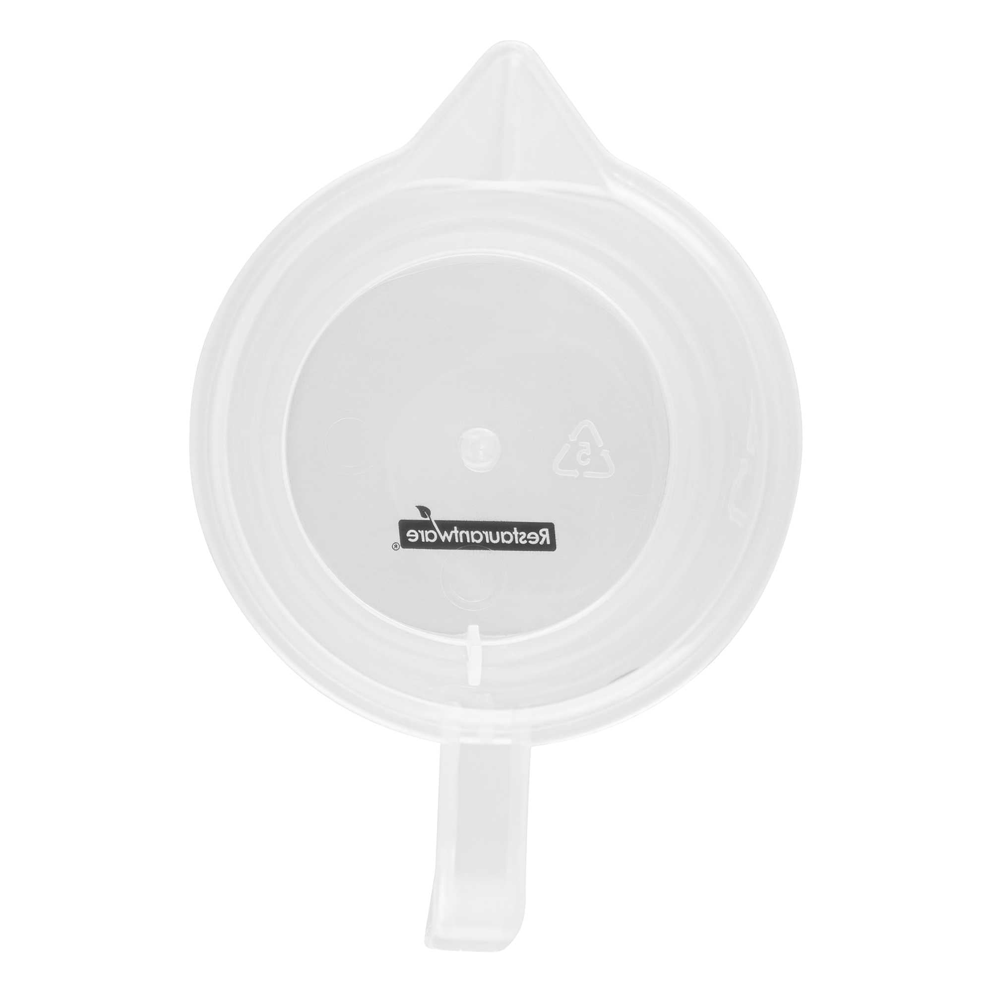 Chef 101 1-cup Clear Plastic Measuring Cup - 3 3/4" x 2 1/2" x 4 1/4" - 1 count box