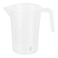 Chef 101 1-cup Clear Plastic Measuring Cup - 3 3/4" x 2 1/2" x 4 1/4" - 10 count box