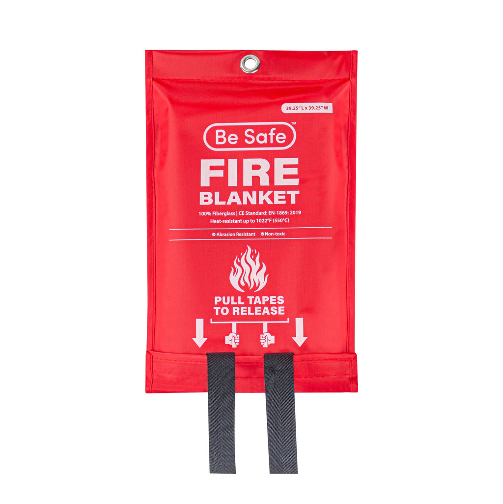 Be Safe Fiberglass Emergency Fire Blanket - 39 1/4" x 39 1/4" - 20 count box