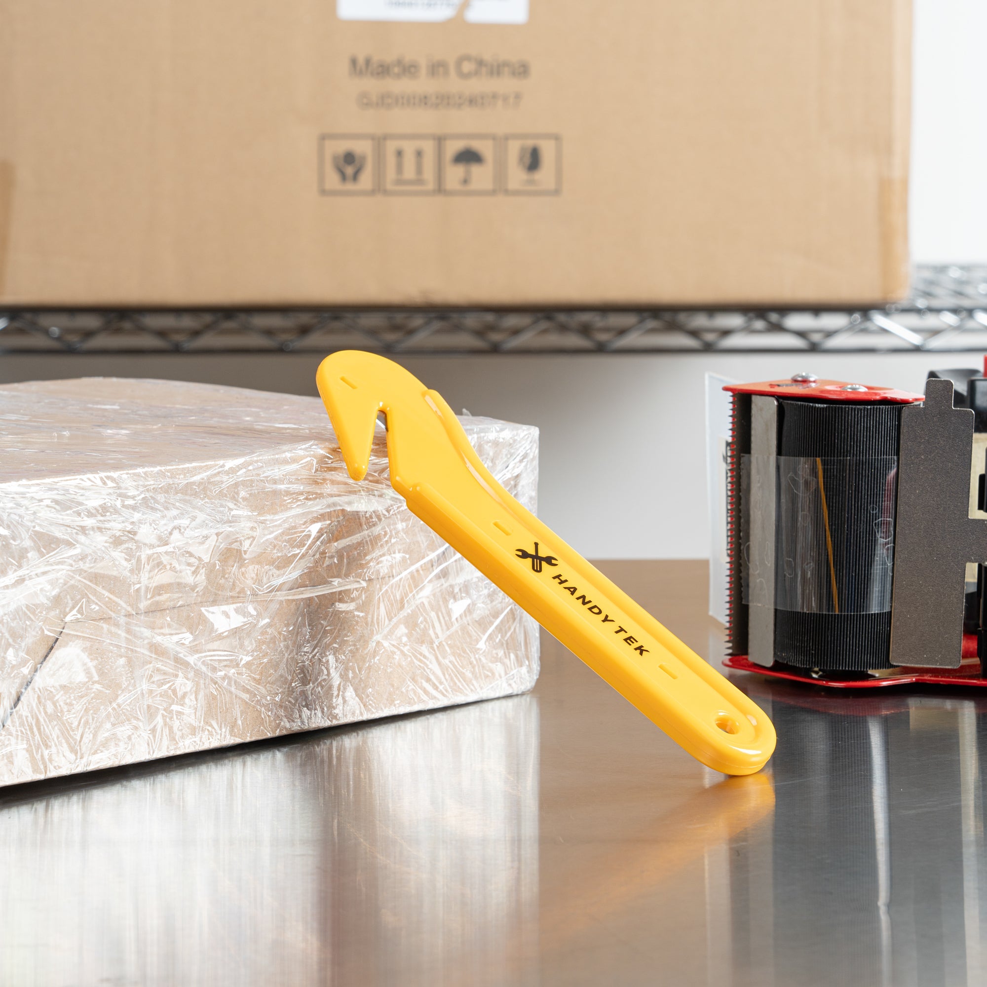 Handy Tek Yellow Disposable Film Cutter - 6 3/4" - 1 count box