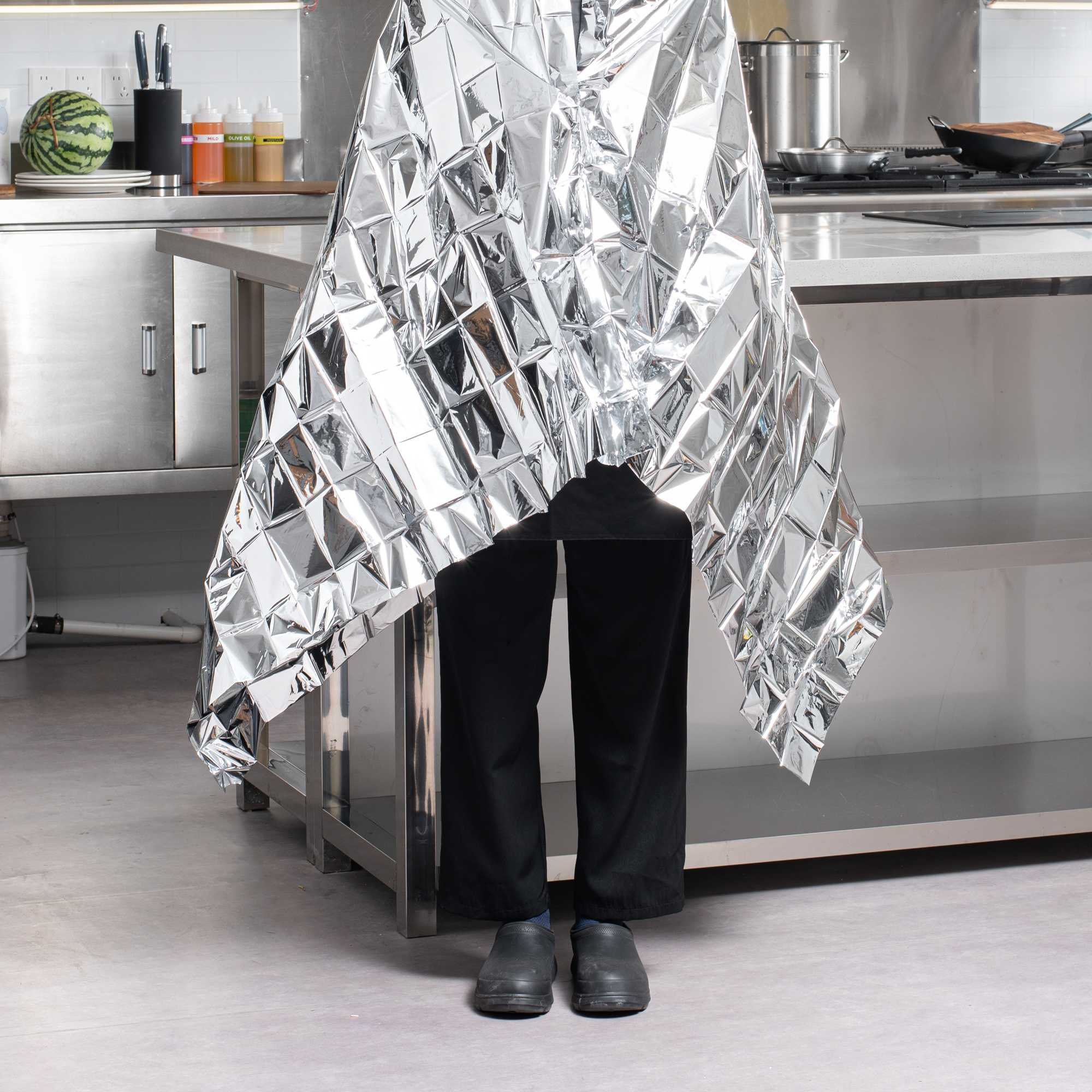 Be Safe Emergency Thermal Blanket - 82 3/4" x 51 1/4" - 12 count box