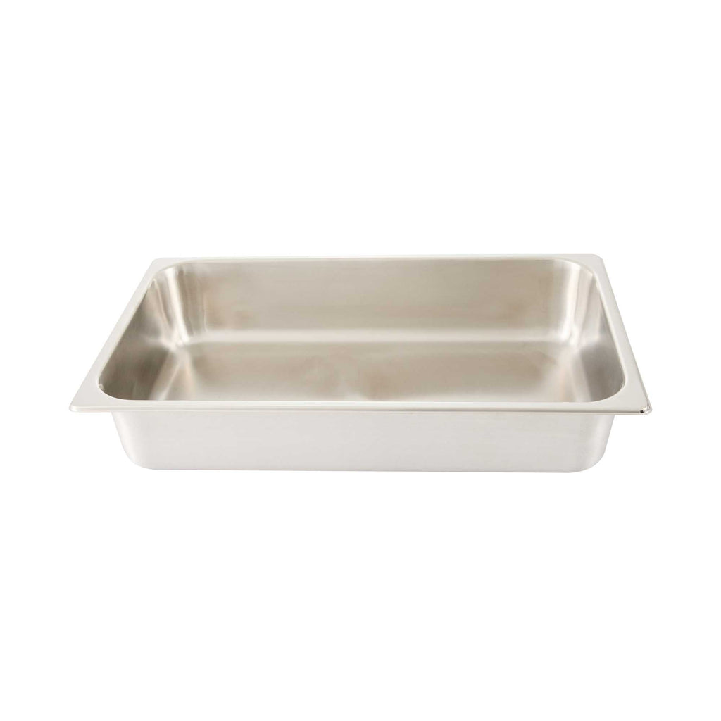 Cater Tek 14 qt Full Size Electric Water Pan / Warmer - Polycarbonate Roll Top Cover, Food Pan, 120V, 760W - 1 count box