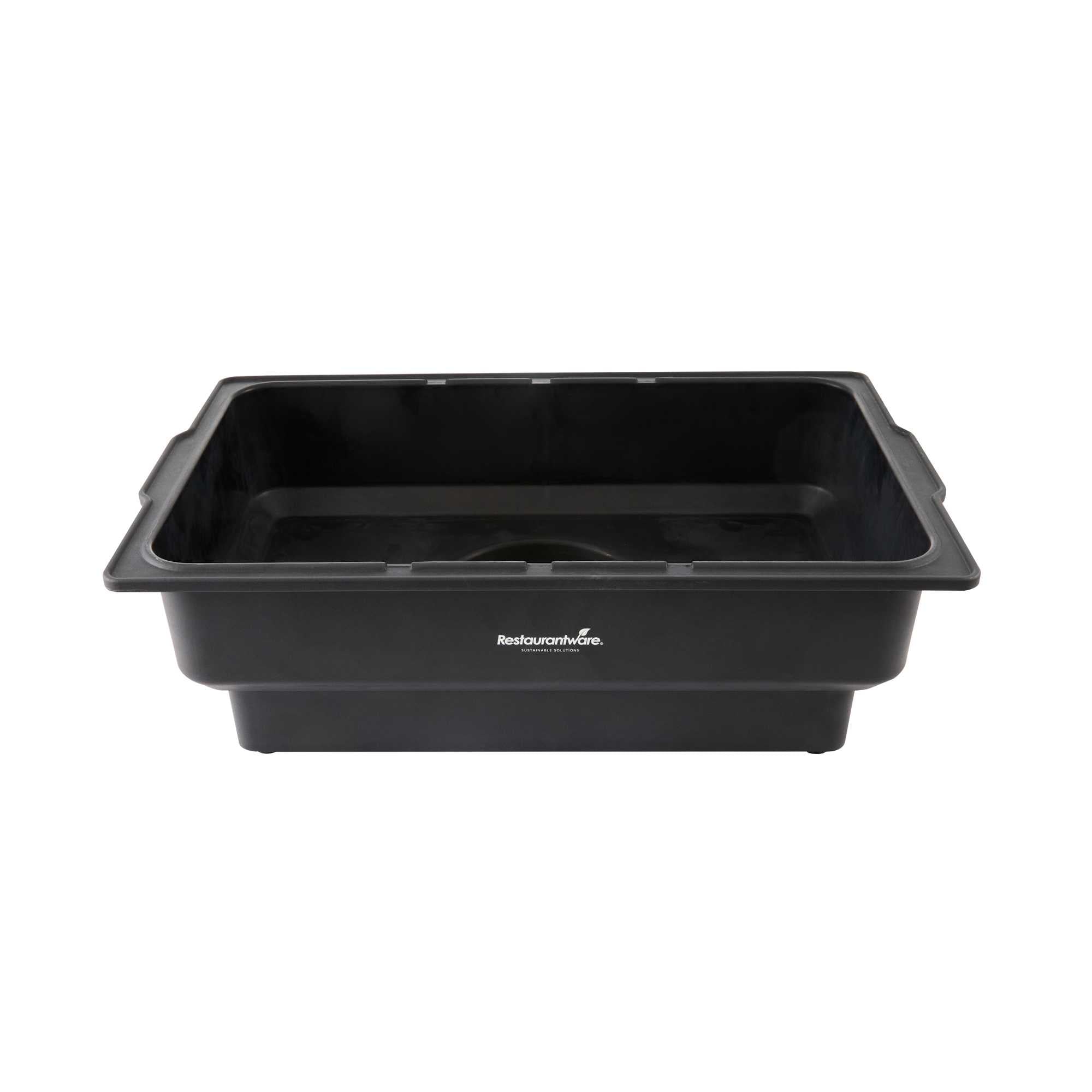 Cater Tek 14 qt Full Size Electric Water Pan / Warmer - Polycarbonate Roll Top Cover, Food Pan, 120V, 760W - 1 count box