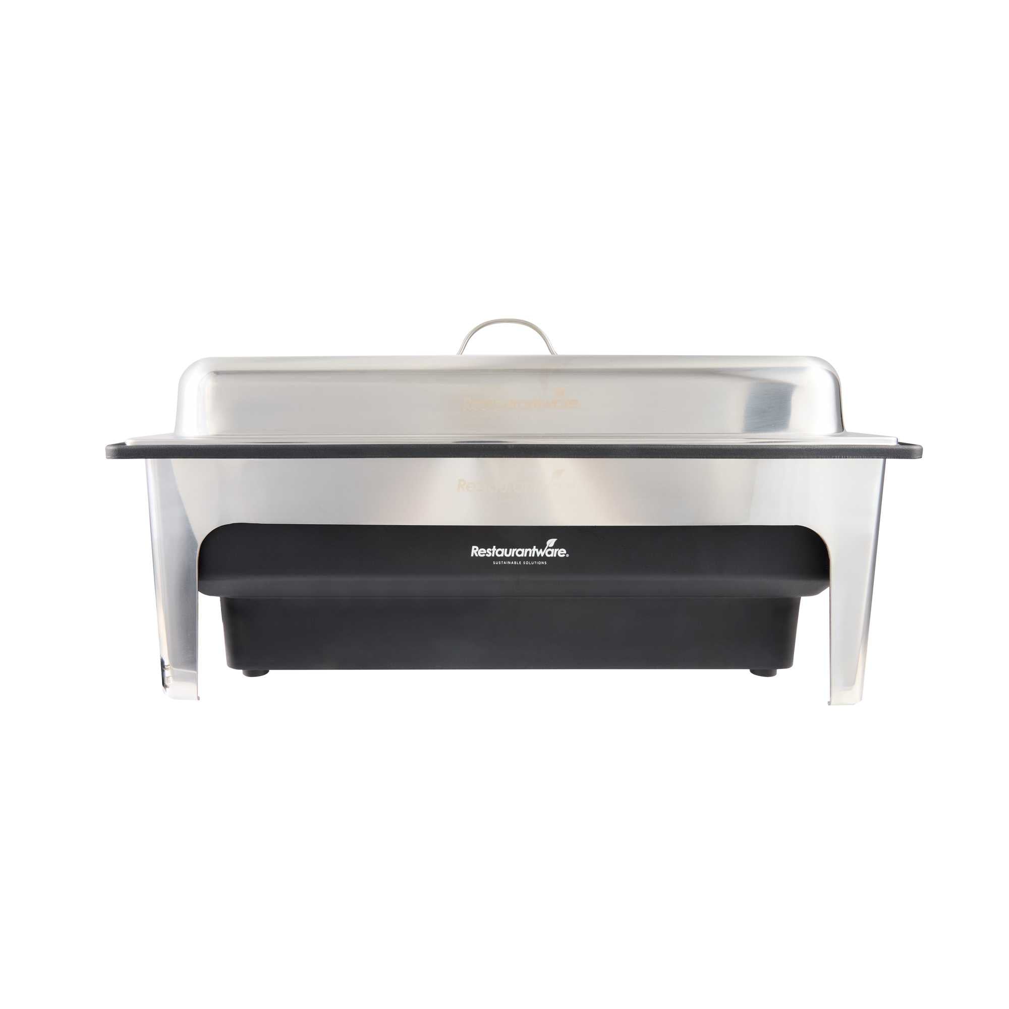 Cater Tek 9 qt Full Size Electric Chafer - Stainless Steel Chafer Cover, Food Pan, Stand, 120V, 760W - 1 count box