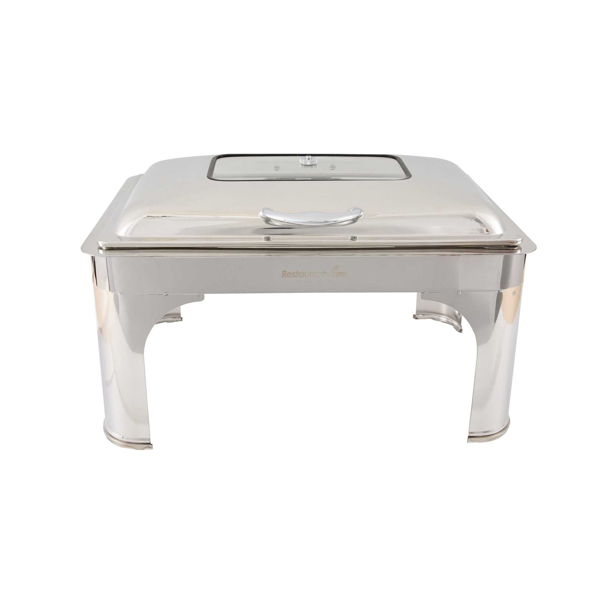 Cater Tek 14 qt Full Size Electric Chafer - Hinged Lid, Food Pan, Stand, Digital Temperature Control, 120V, 760W - 1 count box