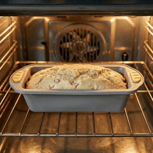 Pastry Tek Gray Silicone Bread Loaf Pan - Non-Stick, with Handles - 9 1/4" x 5 1/2" x 2 1/4" - 40 count box