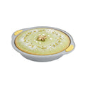 Pastry Tek Round Gray Silicone Cake Pan - Non-Stick, with Handles - 11 1/4" x 10 1/4" x 1 3/4" - 1 count box