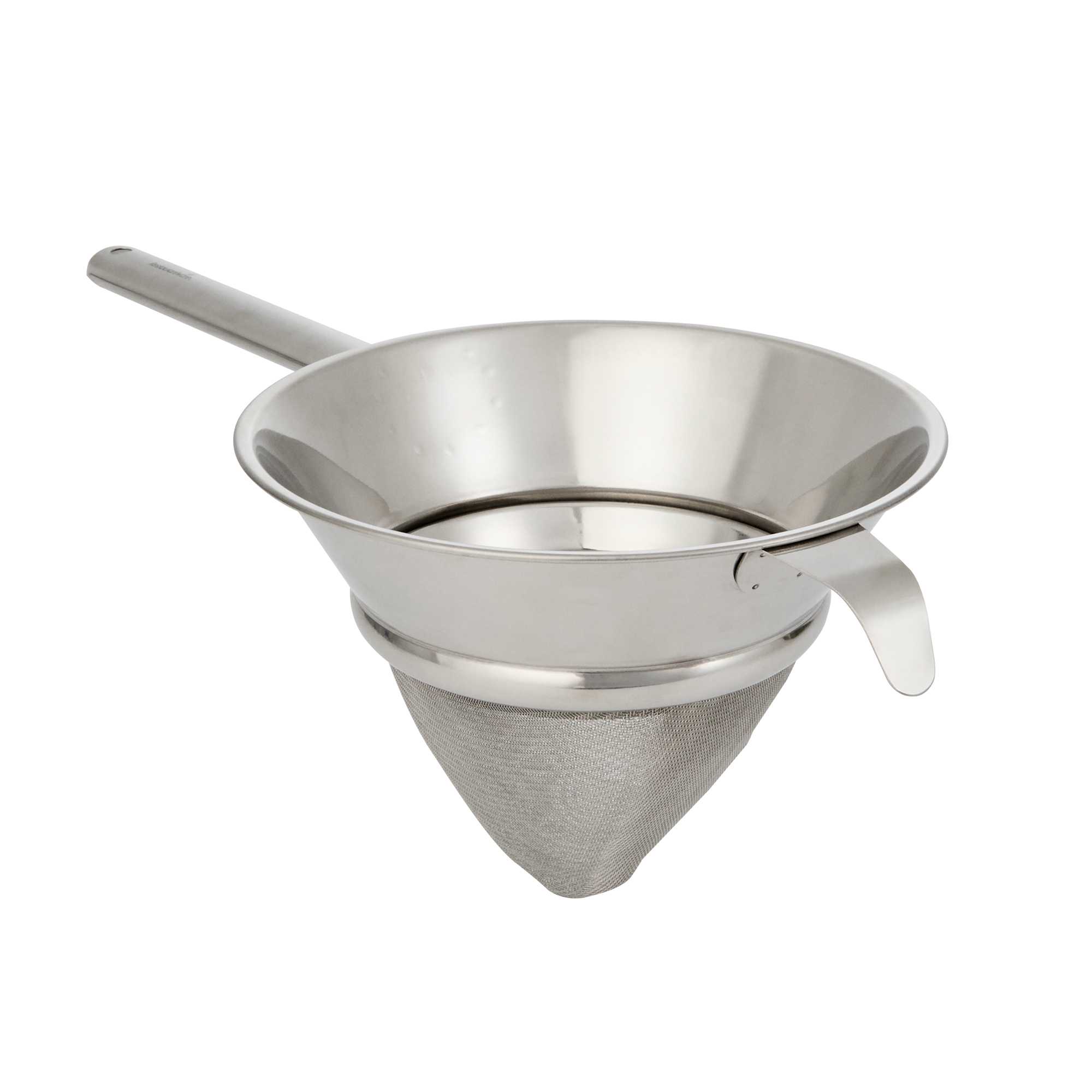 Met Lux Stainless Steel Bouillon / Chinois Strainer - Extra Fine Mesh - 8" - 1 count box