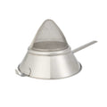 Met Lux Stainless Steel Bouillon / Chinois Strainer - Extra Fine Mesh - 10 1/4" - 1 count box