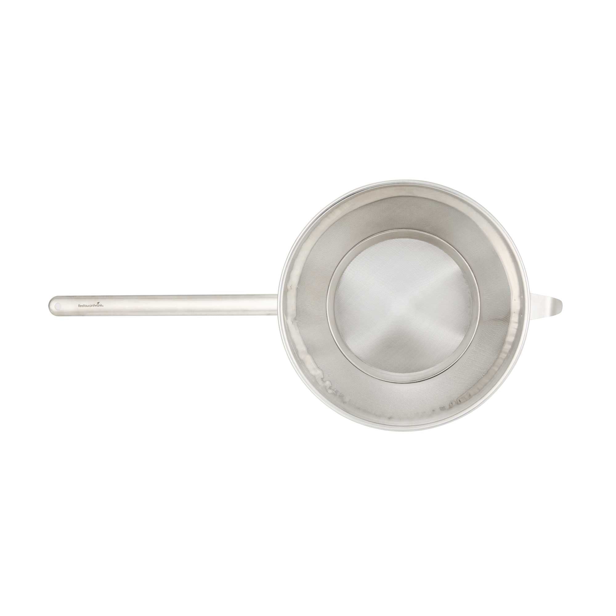 Met Lux Stainless Steel Bouillon / Chinois Strainer - Extra Fine Mesh - 11 3/4" - 1 count box