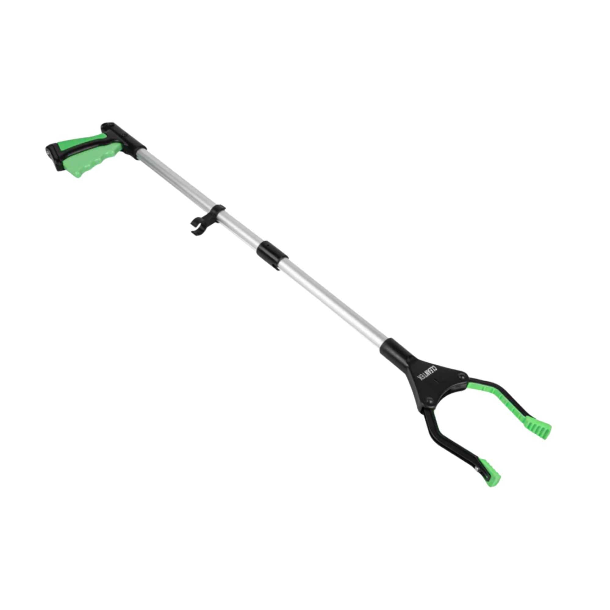 Clean Tek Professional 2-Fold Pick-Up Reaching Grabber Tool - Magnetic Tip, 360 Degree Rotating Head, Trigger Grip - 32 1/4" - 10 count box