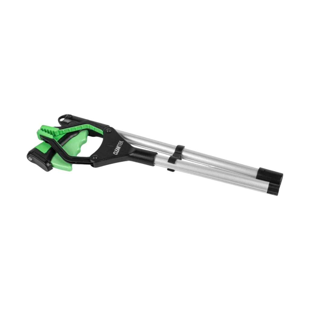Clean Tek Professional 2-Fold Pick-Up Reaching Grabber Tool - Magnetic Tip, 360 Degree Rotating Head, Trigger Grip - 32 1/4" - 10 count box