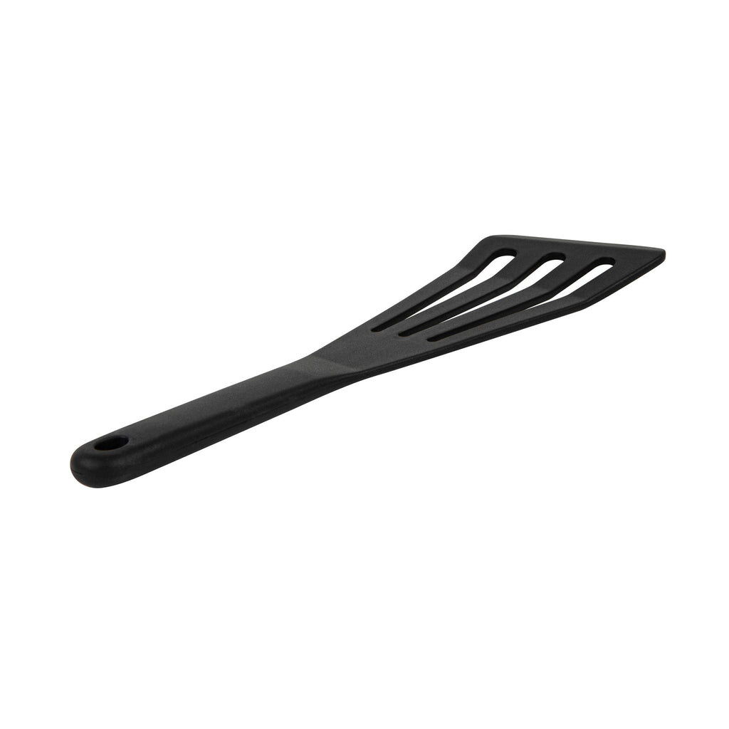 Met Lux Black Silicone High Temperature Slotted Turner / Spatula - 12 1/4" - 200 count box