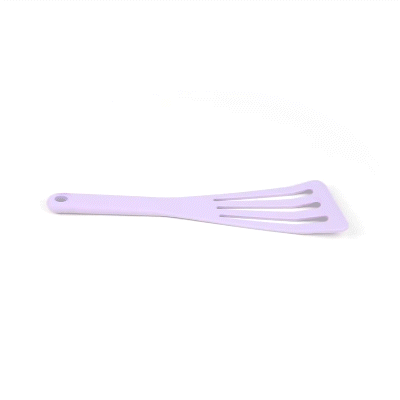 Met Lux Purple Silicone High Temperature Slotted Turner / Spatula - 12 1/4" - 1 count box