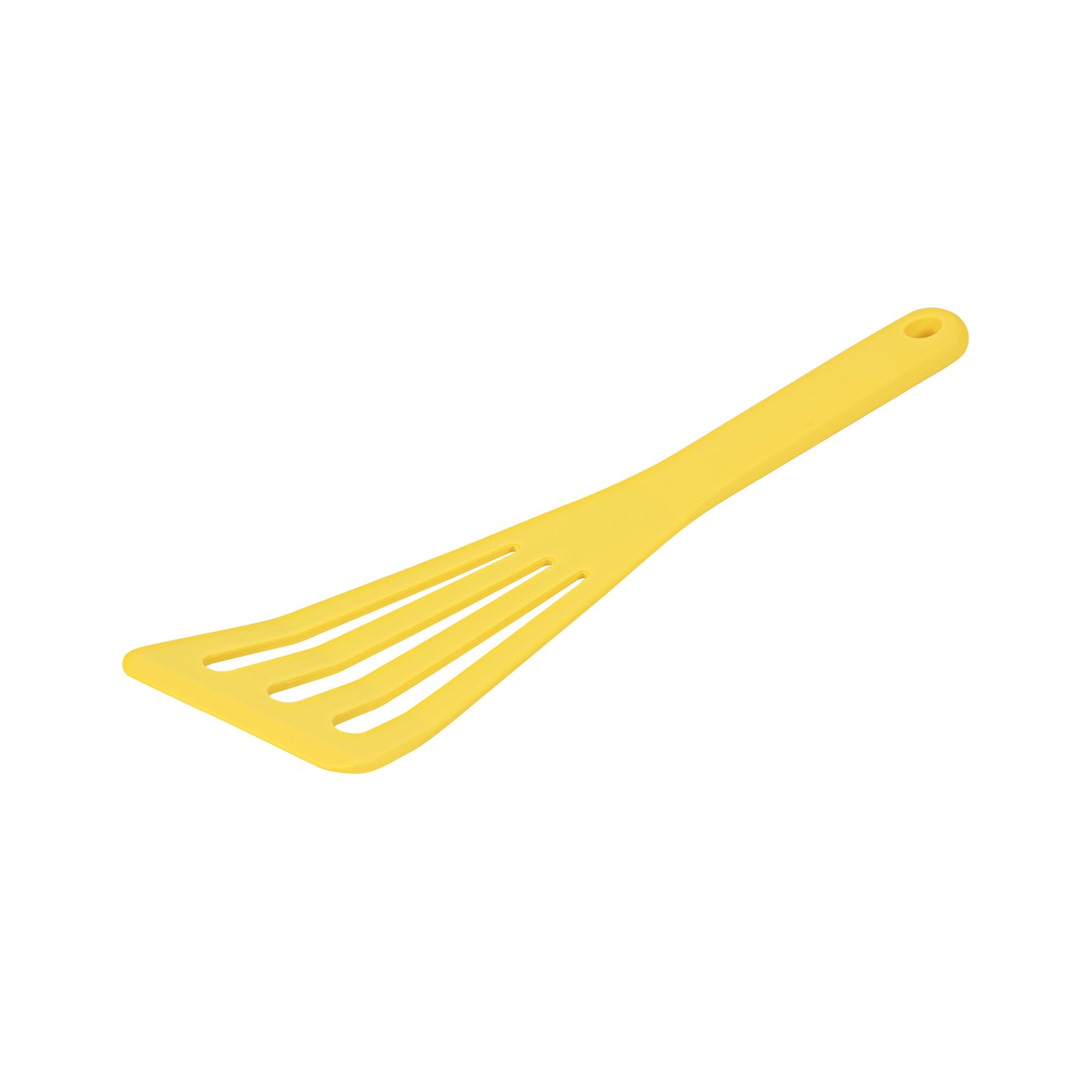 Met Lux Yellow Silicone High Temperature Slotted Turner / Spatula - 12 1/4" - 200 count box