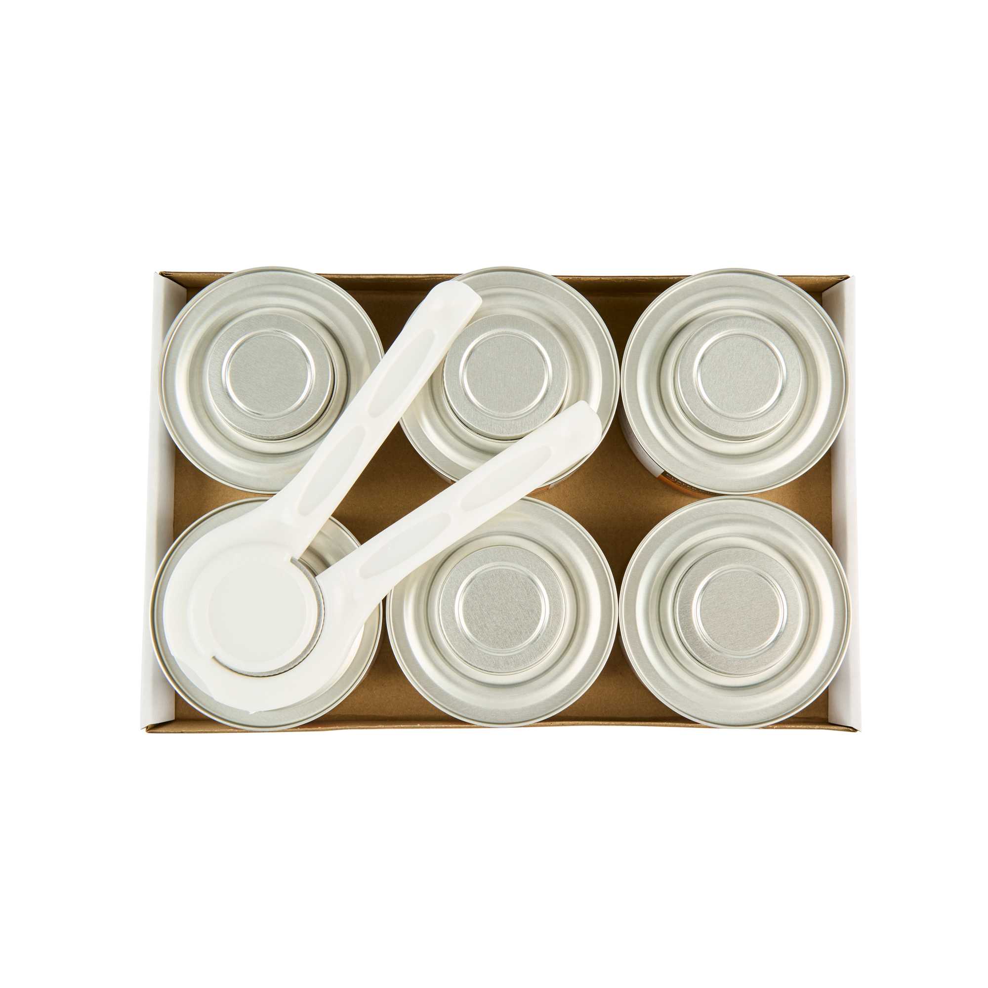 Fire Tek 4 Hour Wick Chafing Fuel - 6 Pack, with Safety Twist Cap and Lid Opener - 4 count box