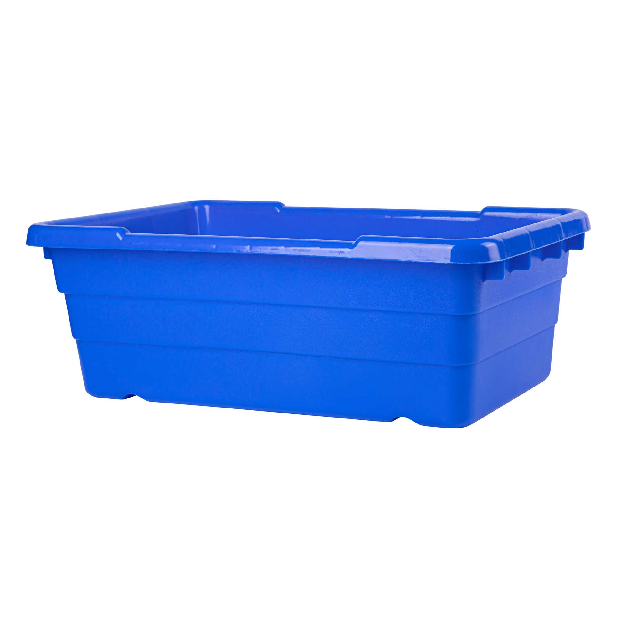 Met Lux Blue Meat Lug / Tote Box - 25" x 16" x 8 3/4" - 1 count box