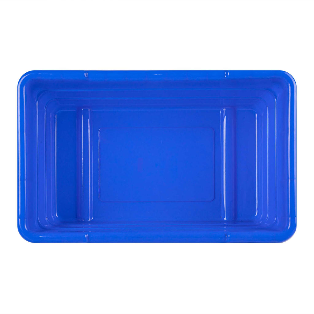 Met Lux Blue Meat Lug / Tote Box - 25" x 16" x 8 3/4" - 1 count box