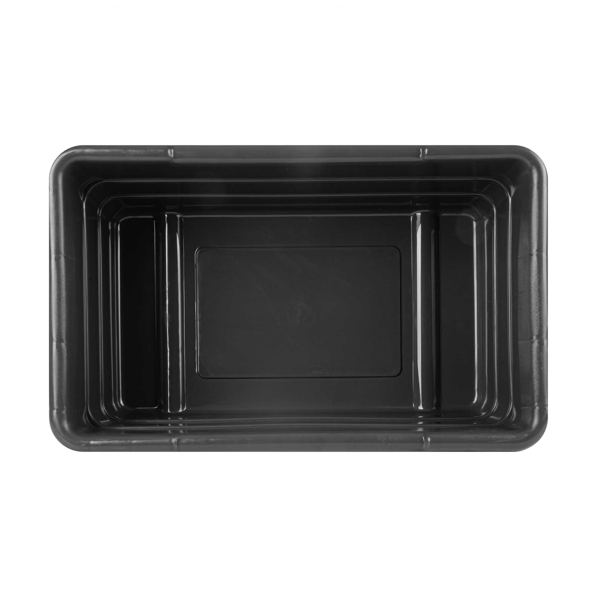 Met Lux Dark Gray Meat Lug / Tote Box - 25" x 16" x 8 3/4" - 1 count box