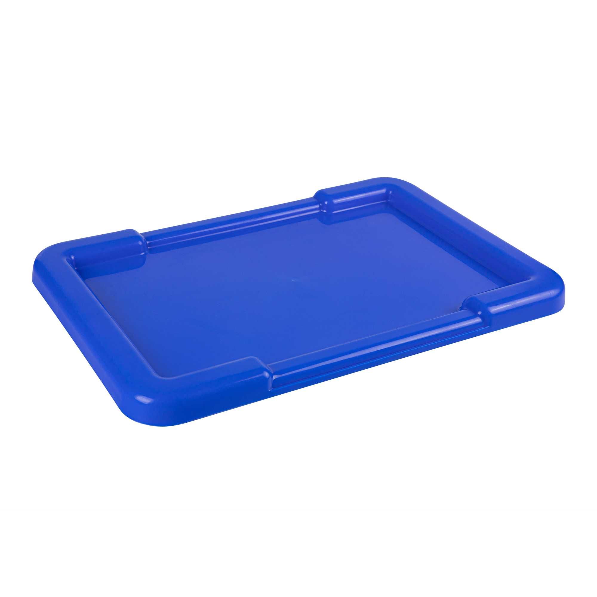 Met Lux Blue Recessed Lid - Fits Meat Lug / Tote Box - 25" x 16" - 1 count box