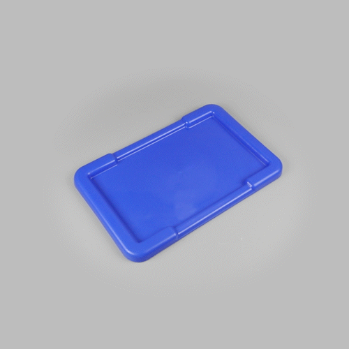 Met Lux Blue Recessed Lid - Fits Meat Lug / Tote Box - 25" x 16" - 10 count box