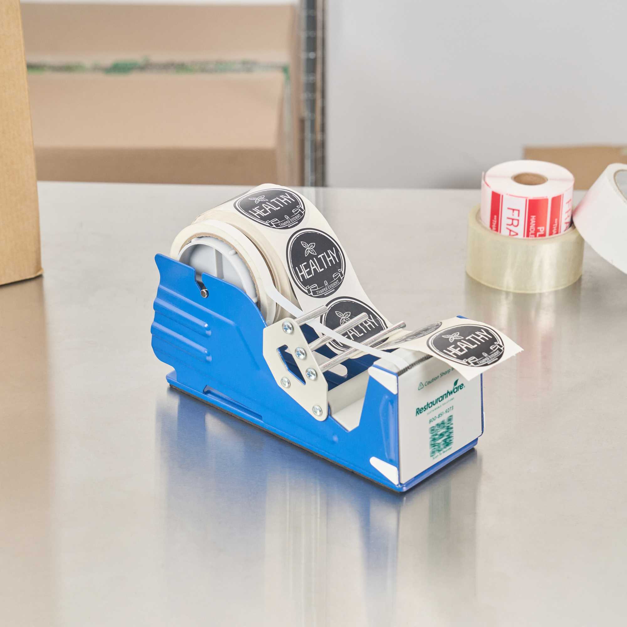 Handy Tek Manual Multi-Roll Tape and Label Dispenser - 3" Working Width - 9 1/2" x 4" x 5 1/4" - 1 count box