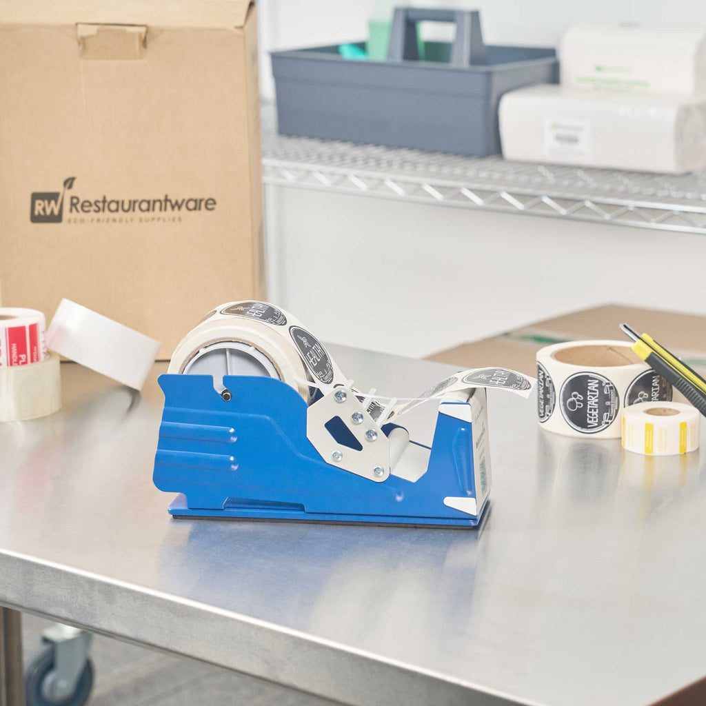 Handy Tek Manual Multi-Roll Tape and Label Dispenser - 3" Working Width - 9 1/2" x 4" x 5 1/4" - 6 count box