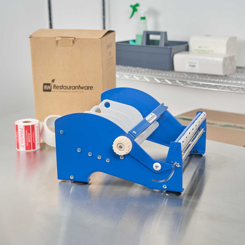 Handy Tek Manual Multi-Roll Tape and Label Dispenser - 12" Working Width - 14 1/2" x 13 1/2" x 7" - 1 count box