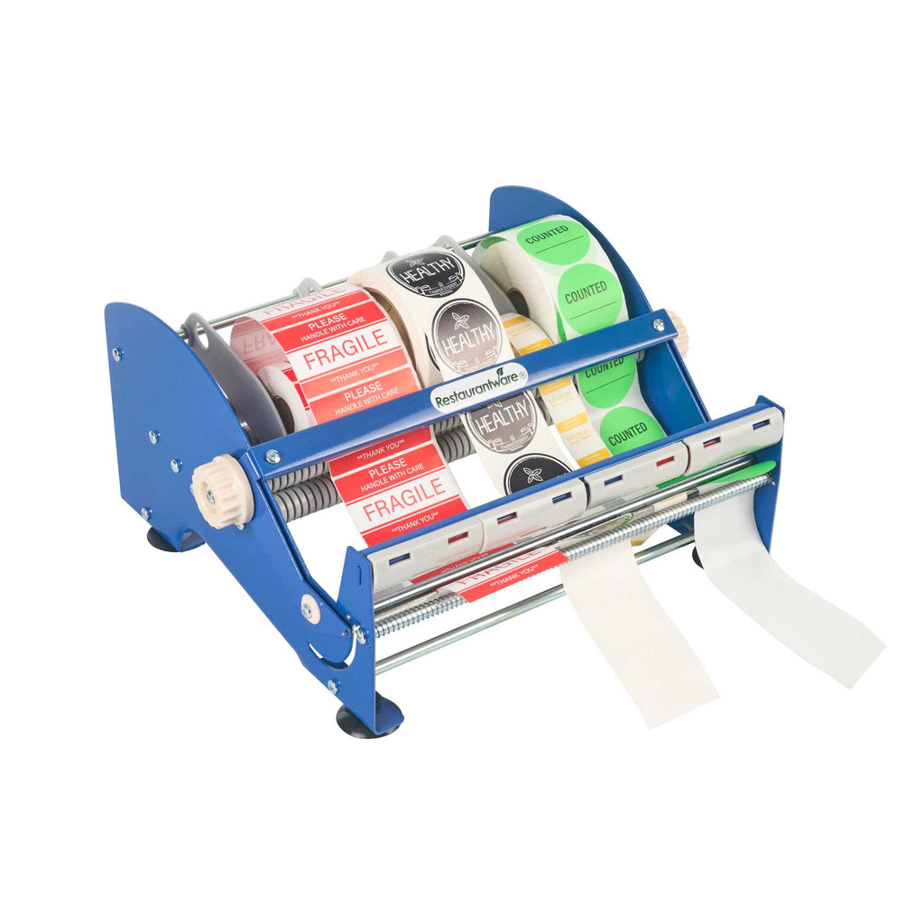 Handy Tek Manual Multi-Roll Tape and Label Dispenser - 12" Working Width - 14 1/2" x 13 1/2" x 7" - 3 count box
