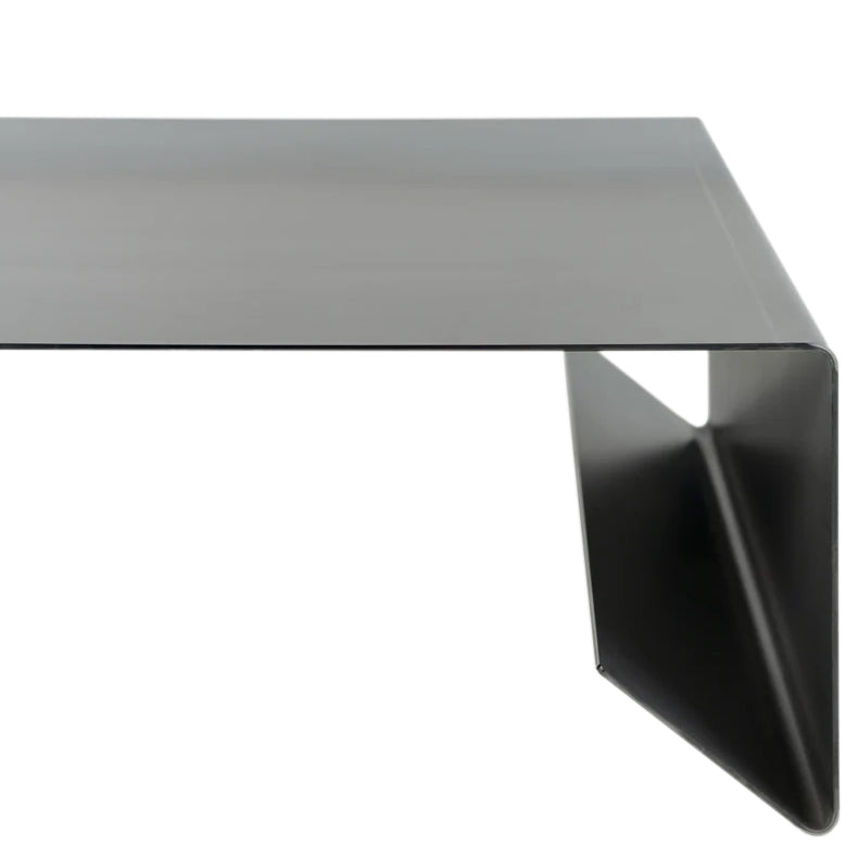 Raw Steel Industrial Heavy Duty Rectangular Coffee Table Storage