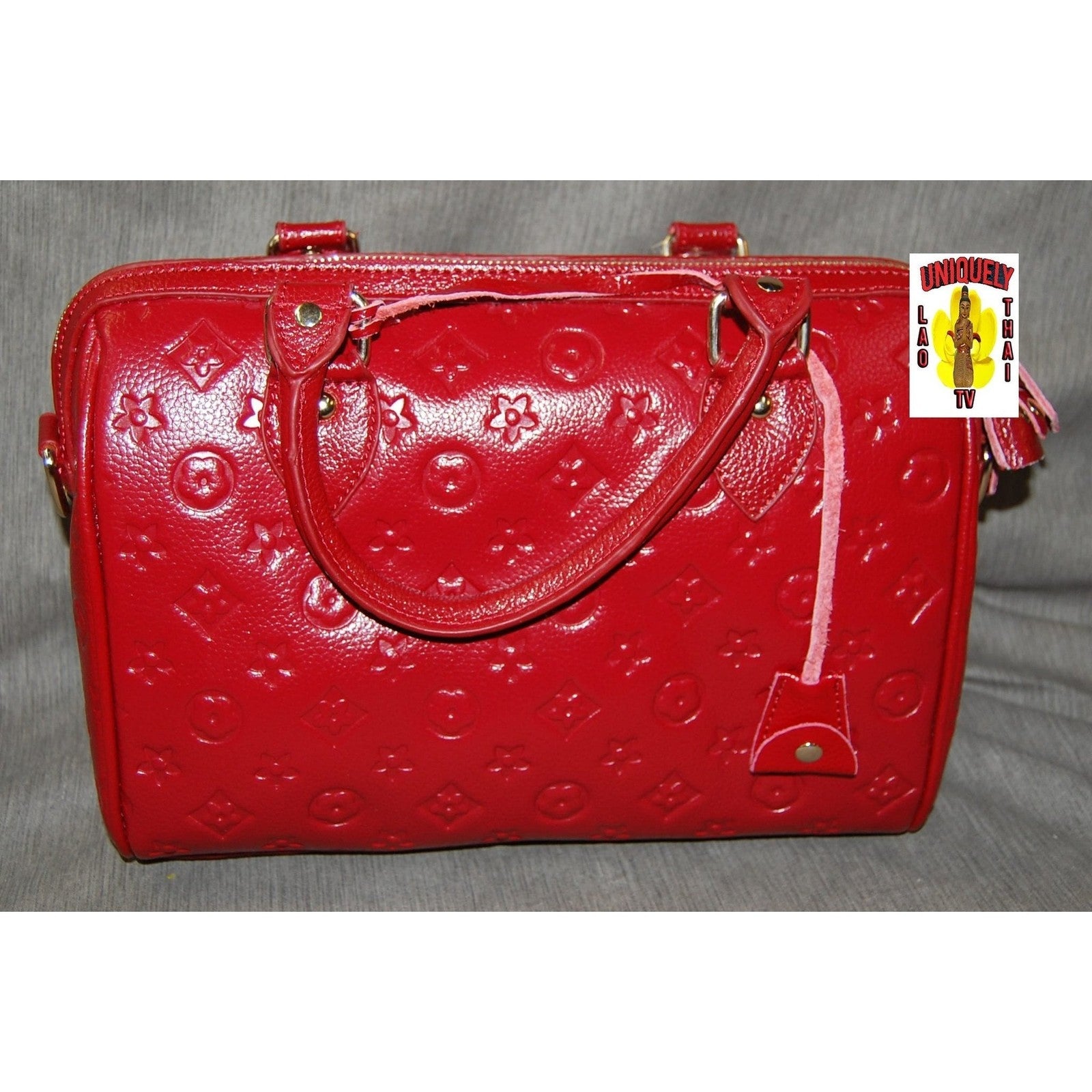 Red Leather Handbag